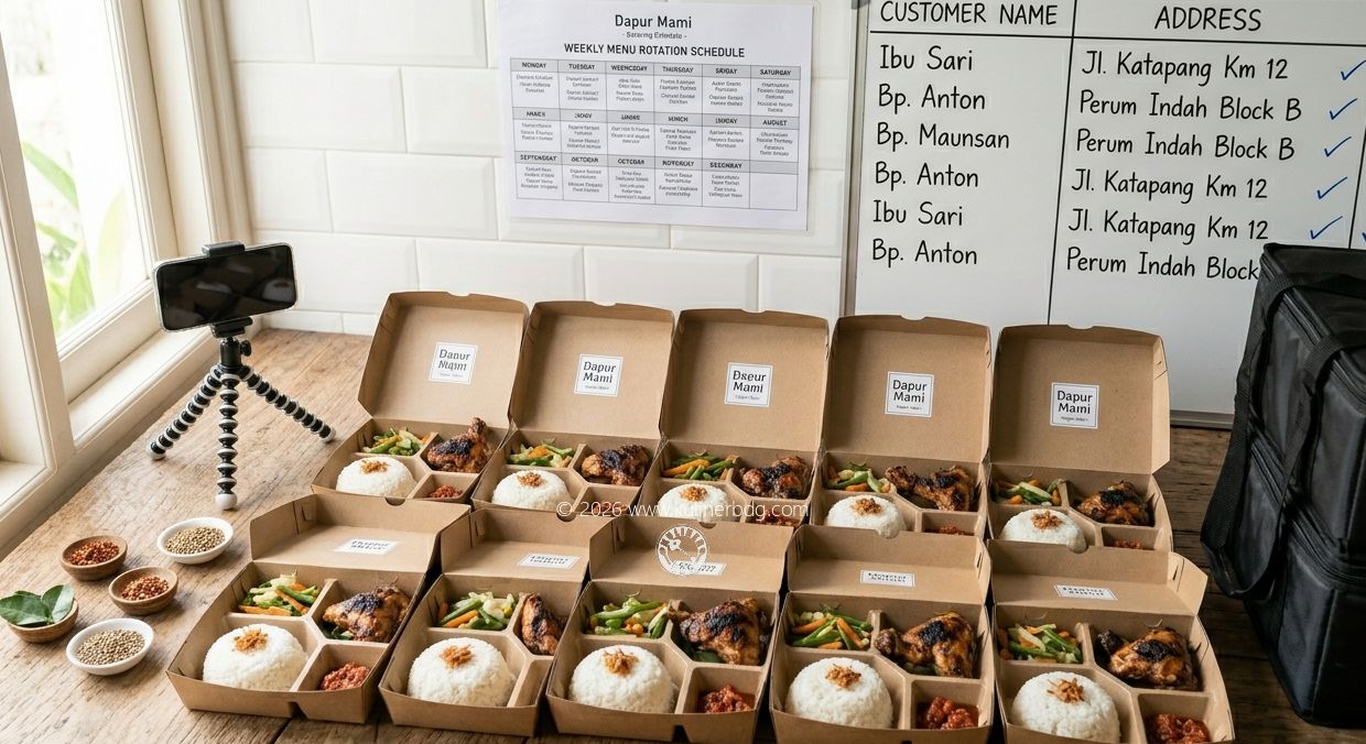 Bisnis Catering Harian Rumahan: Peluang Cuan Stabil Tiap Bulan