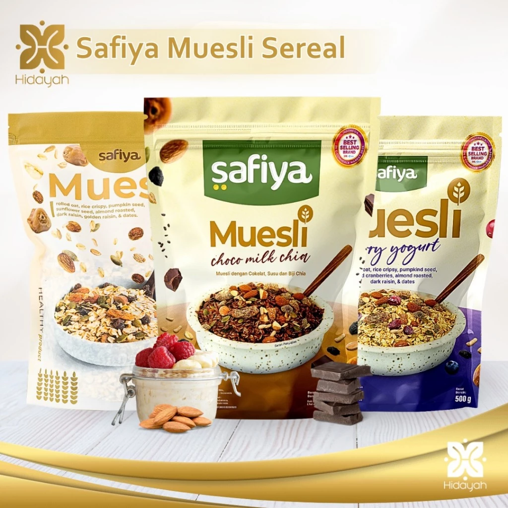 Safiya Muesli 1 Kg Almond High Protein Diet