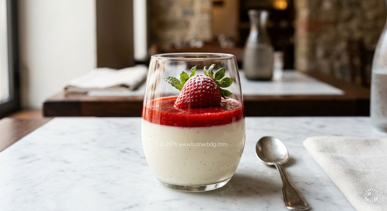 Resep Panna Cotta Vanilla Italia - KulinerBDG
