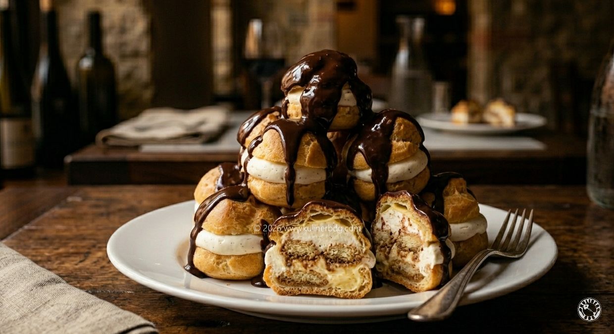 Resep Profiteroles Cokelat - KulinerBDG