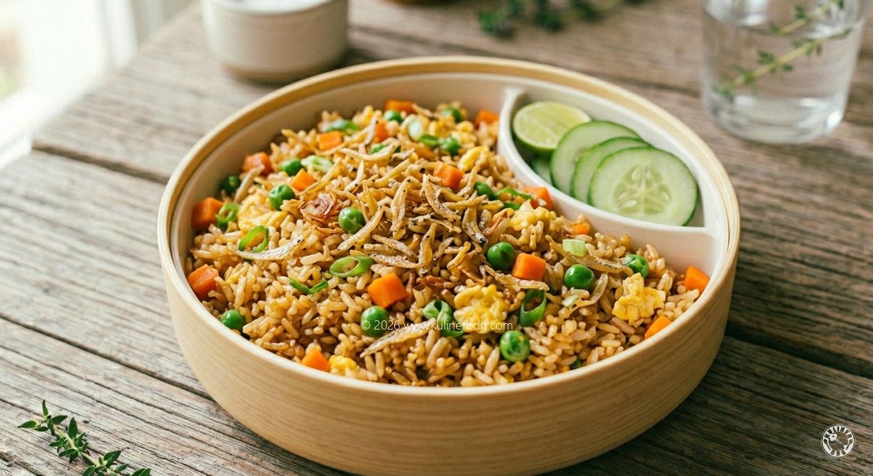 Resep Nasi Goreng Teri Sayuran - KulinerBDG