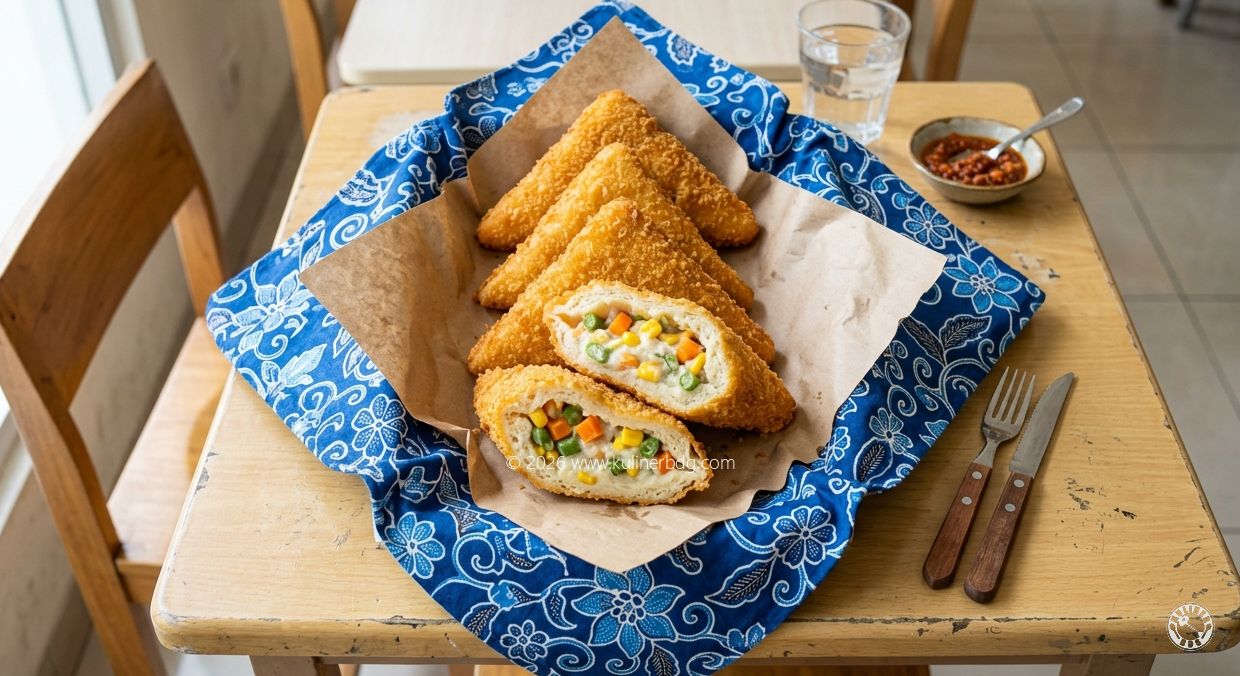 Resep Roti Goreng Isi Ragout Sayuran - KulinerBDG