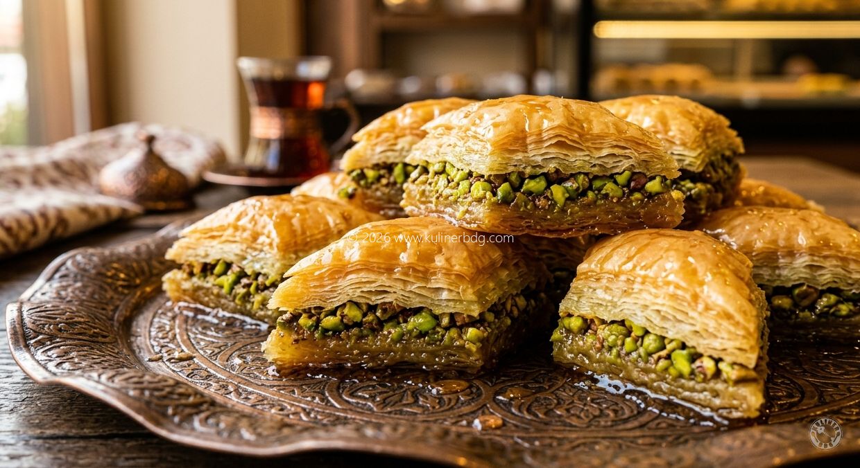 Resep Baklava Kacang Pistachio - KulinerBDG