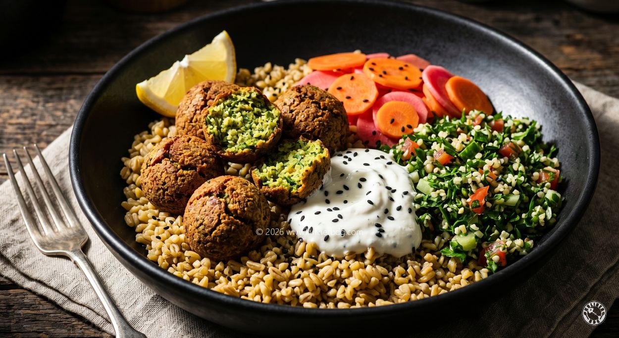Resep Grain Bowl Falafel Panggang - KulinerBDG