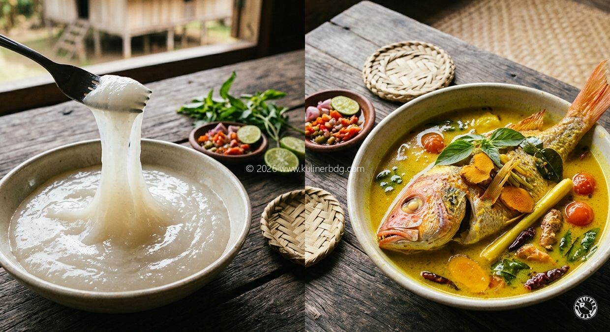 Resep Papeda Kuah Kuning - KulinerBDG