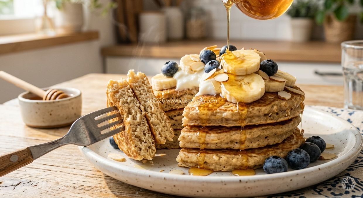 Resep Protein Pancake Oat Pisang - KulinerBDG