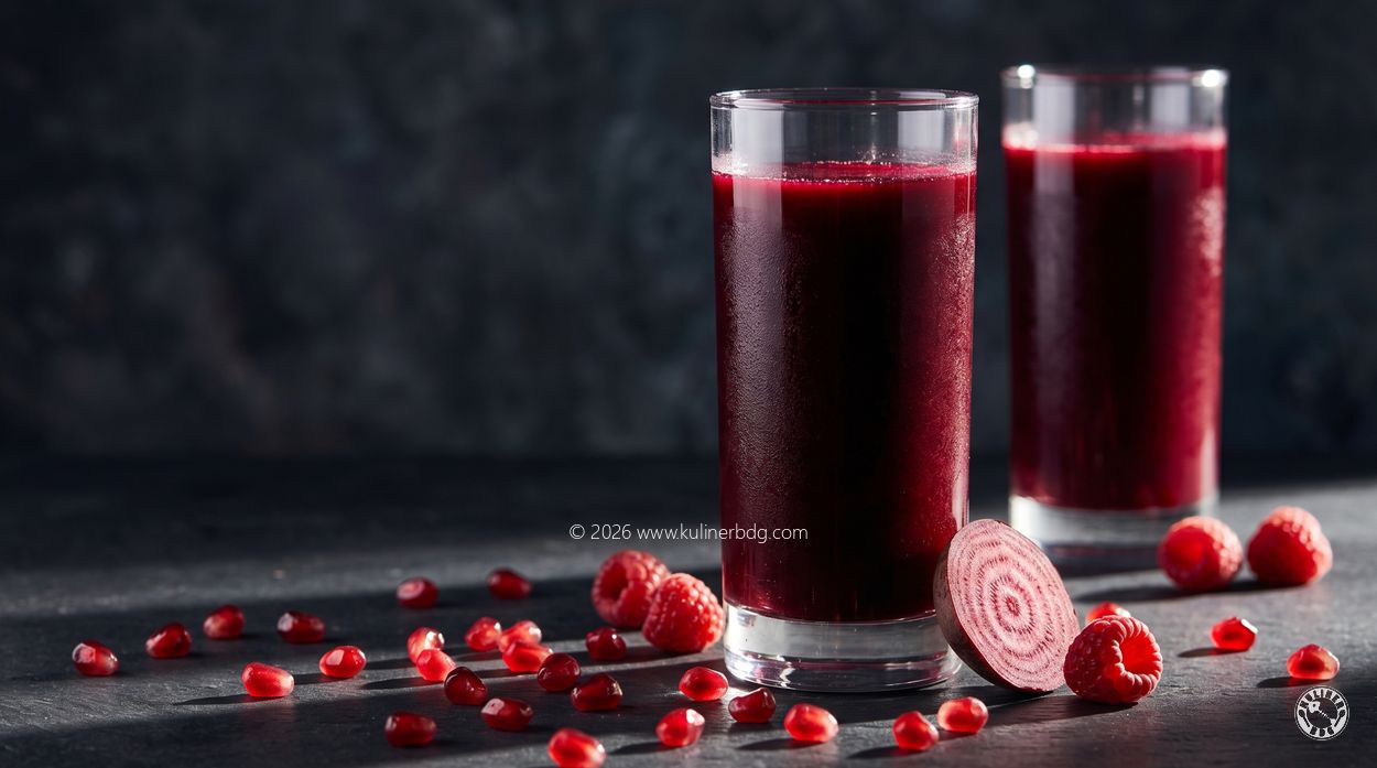 Resep Red Beet Berry Heart Juice - KulinerBDG