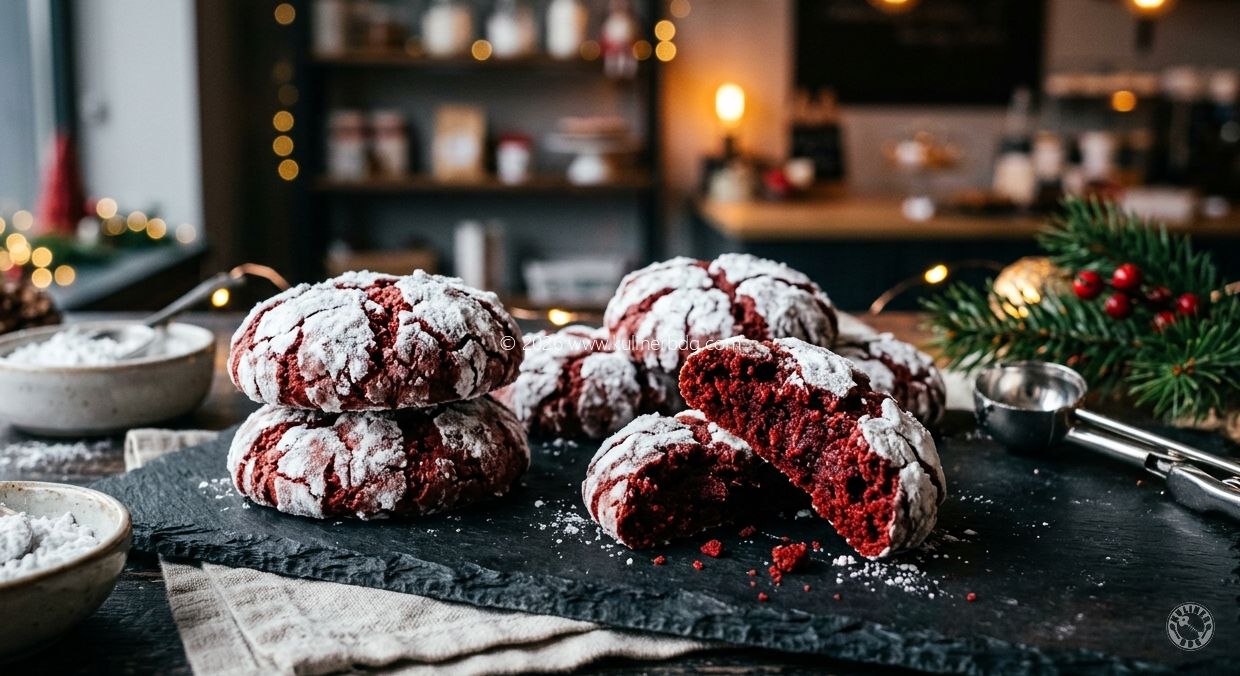 Resep Red Velvet Crinkle Cookies - KulinerBDG