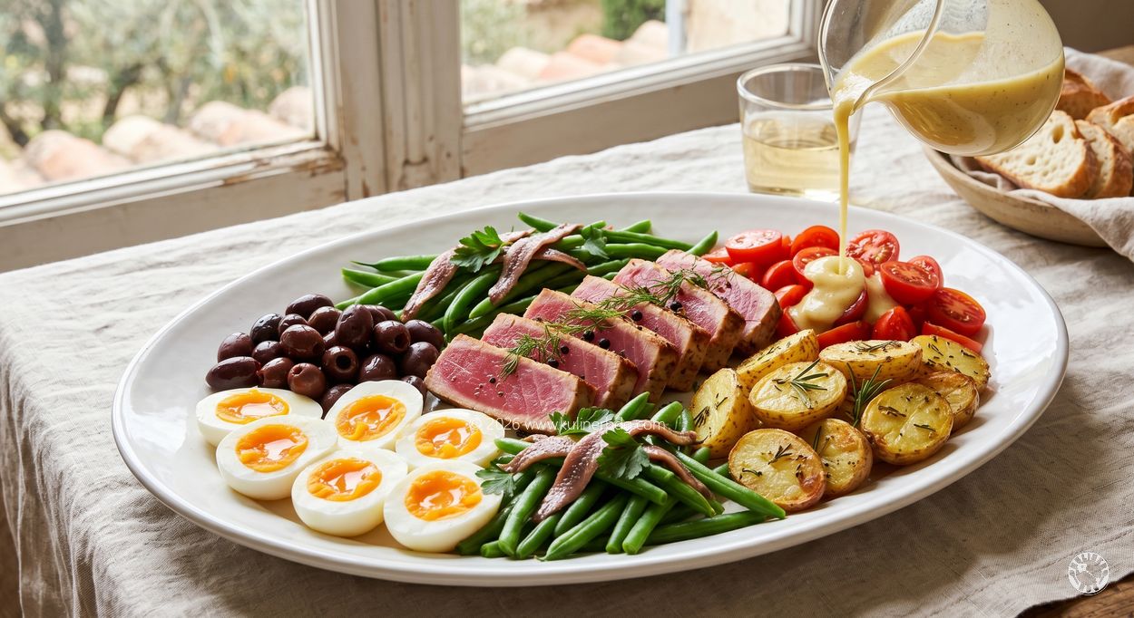 Resep Salad Nicoise Tuna Segar - KulinerBDG