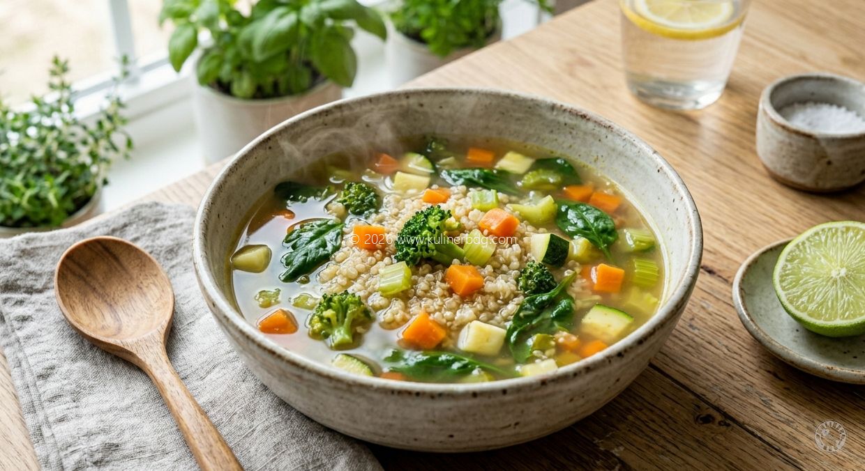 Resep Sup Sayur Quinoa - KulinerBDG