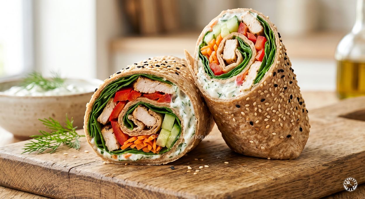 Resep Wrap Ayam Panggang Whole Wheat - KulinerBDG