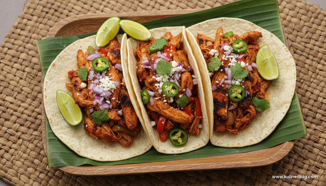 Resep Tacos Ayam Suwir Ala Mexico - KulinerBDG