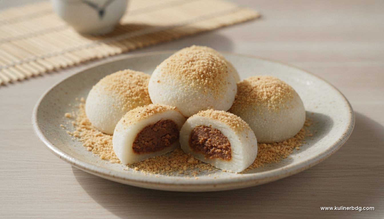 Resep Mochi Isi Kacang Merah Kenyal Lembut - KulinerBDG