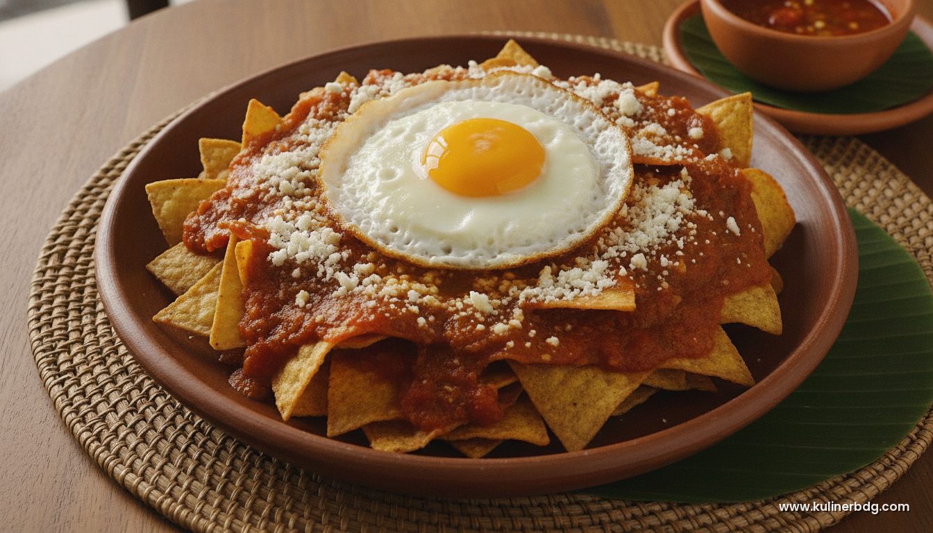 Resep Chilaquiles Sarapan Meksiko Pedas Gurih - KulinerBDG