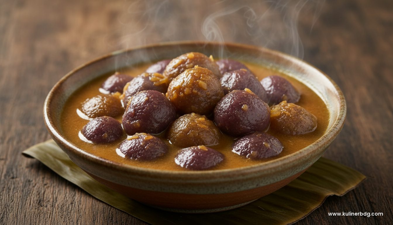 Resep Kolak Biji Salak Ubi Ungu Kuah Gula Merah - KulinerBDG