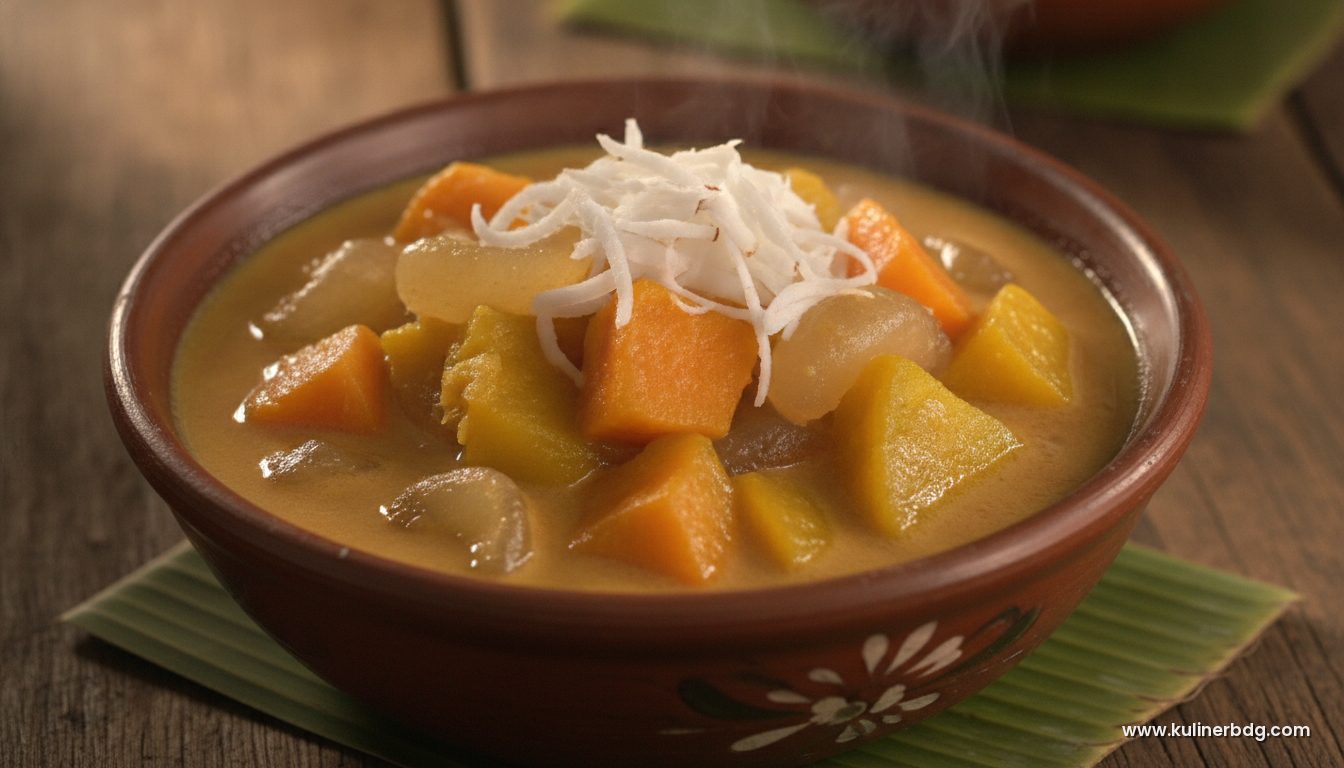 Resep Kolak Ubi Jalar Kolang-Kaling Waluh Kuah Kelapa Muda - KulinerBDG