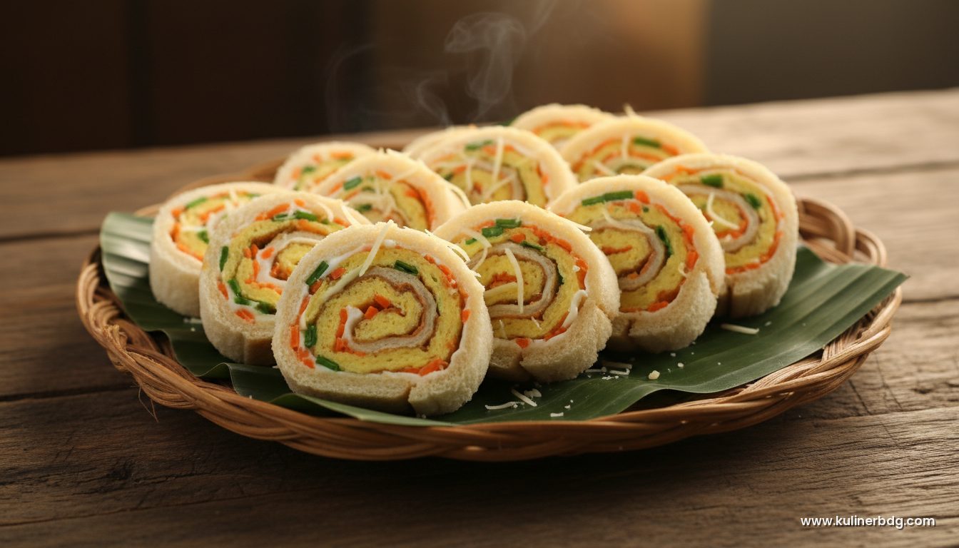 Resep Sandwich Gulung Telur Sayur, Bekal Sekolah Praktis Anti Ribet - KulinerBDG
