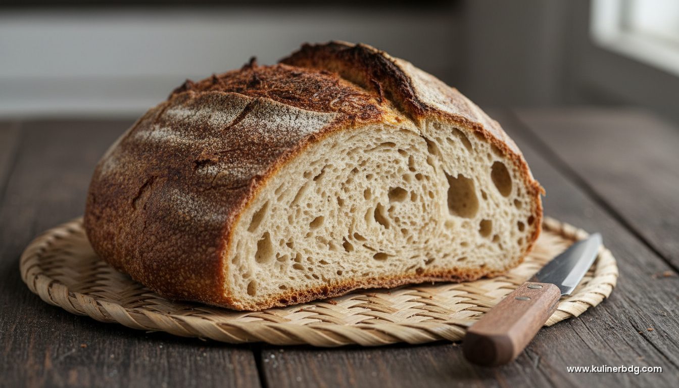 Resep Roti Sourdough Klasik Crusty Homemade - KulinerBDG