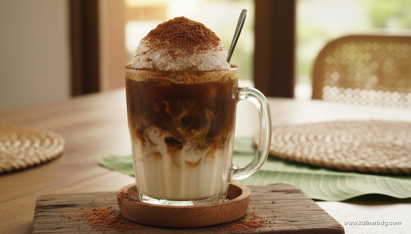Resep Es Kopi Kepal Milo Kekinian, Kreamy & Bikin Nagih - KulinerBDG