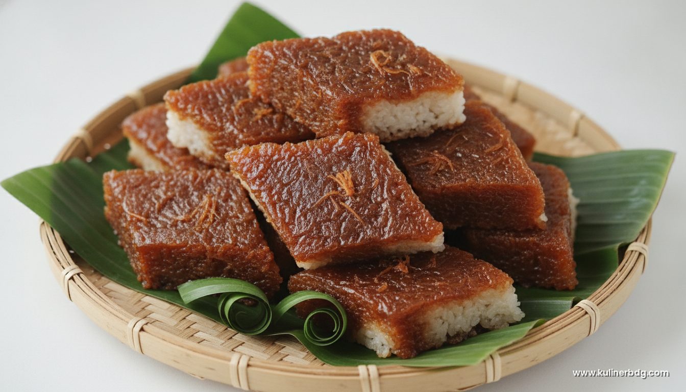Resep Kue Wajik Ketan Gula Merah, Legit Kenyal Khas Nusantara - KulinerBDG