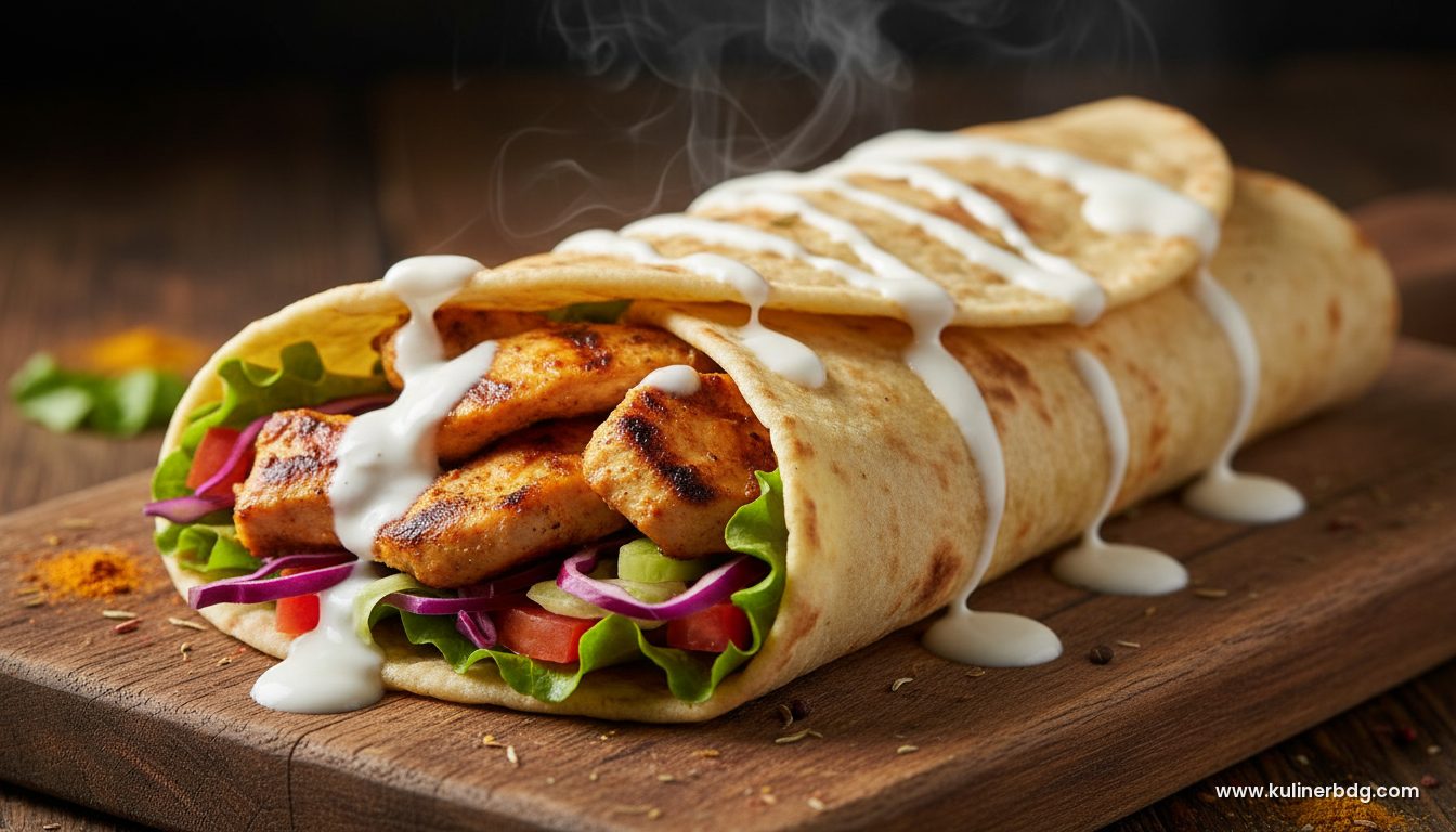 Resep Kebab Turki Daging Ayam - KulinerBDG
